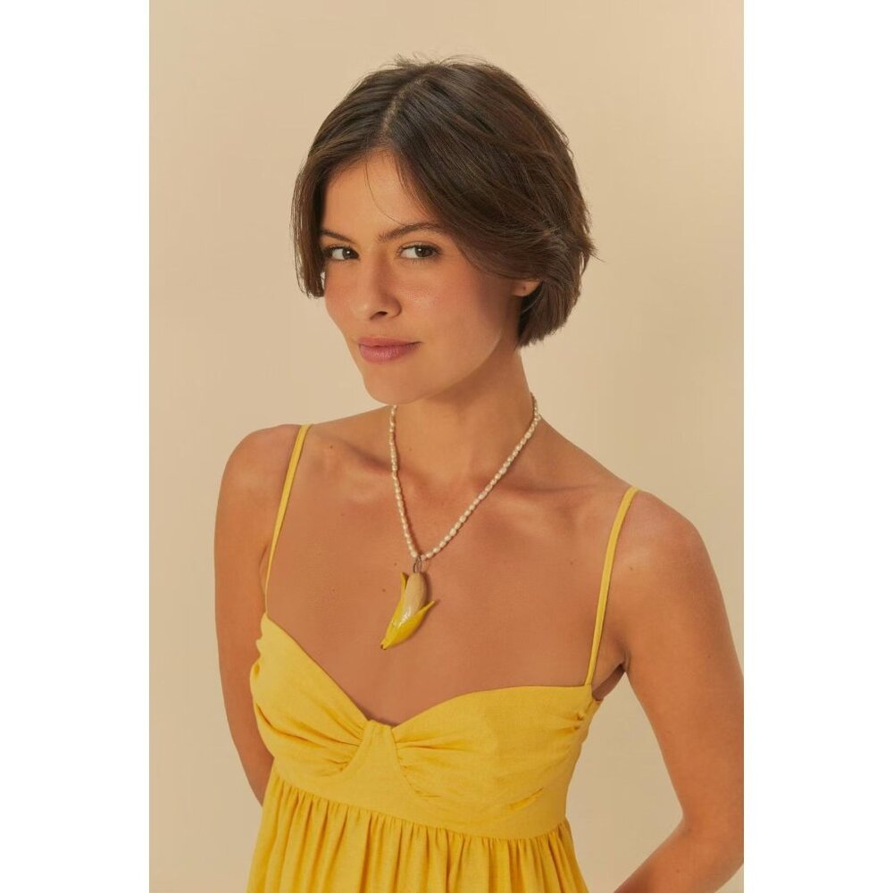 FARM Rio Yellow Maxi Dress - Picture 3 of 16